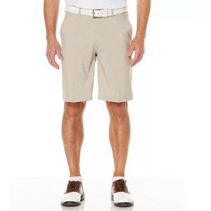 Chaps Golf Mens Flat Front Shorts Stretch Beige  New Stone Size 42 NWT